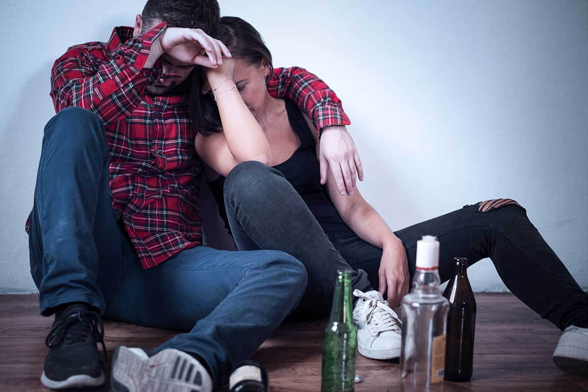 Couple Does not know what to do for an alcohol overdose.